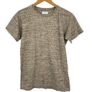 John Elliott Size S 1 T-Shirt Mens Heathered Brown Short Sleeve 100% Cotton